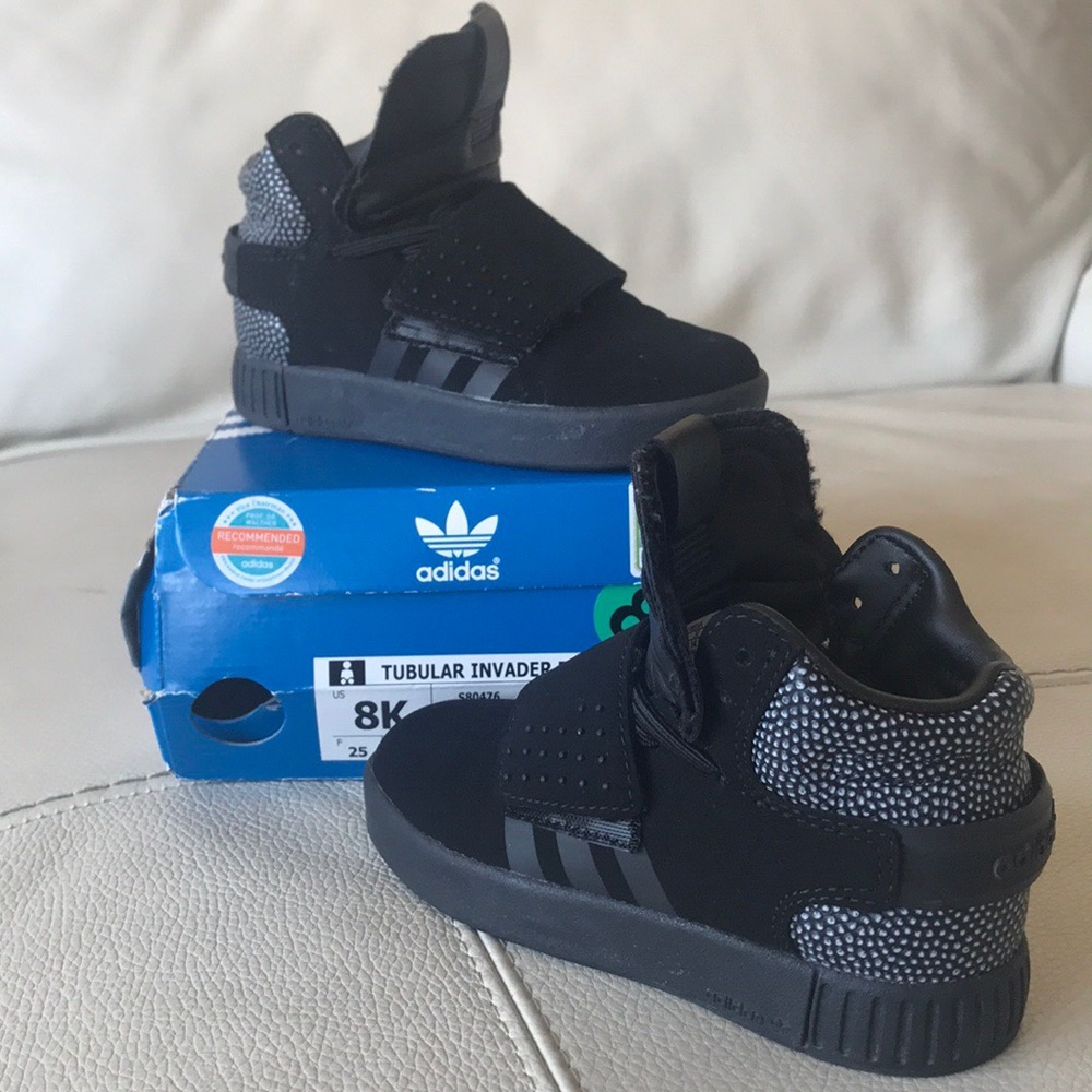 Tubular Invadaer Ray Black 8c 8k Adidas
